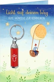 Cover von Grußkarte - Licht auf deinem Weg Engel