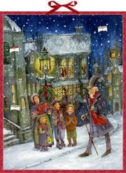Cover von Zettel-Adventskalender - Die Weihnachtsgeschichte von Charles Dickens