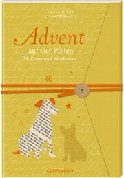 Cover von Brief-Adventskalenderbuch - Advent auf vier Pfoten