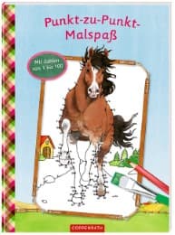 Cover von Punkt-zu-Punkt-Malspaß - Pferdefreunde