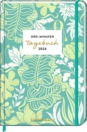 Cover von Drei Minuten Tagebuch - Blätter 2024