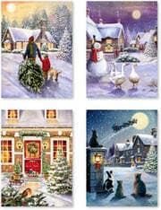 Cover von Mini-Adventskalender - In den Weihnachtsstraßen