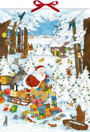 Cover von Bescherung im Winterwald - Wandkalender
