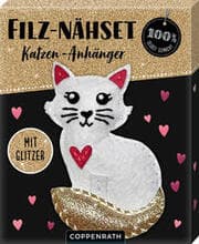 Cover von Filz-Nähset - Katzen-Anhänger (gold)