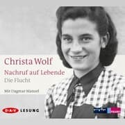 Cover von Nachruf auf Lebende. Die Flucht