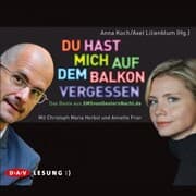 Cover von Du hast mich auf dem Balkon vergessen