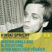 Cover von Kinski spricht aus der Amerikaballade und der Dichtung afrikanischer Völker