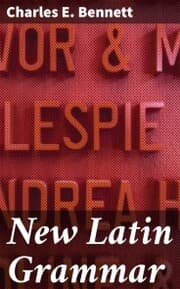 Cover von New Latin Grammar