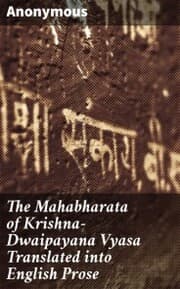 Cover von The Mahabharata of Krishna-Dwaipayana Vyasa Translated into English Prose