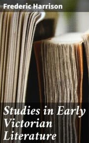 Cover von Studies in Early Victorian Literature