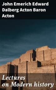 Cover von Lectures on Modern history