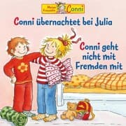 Cover von Conni übernachtet bei Julia / Conni geht nicht mit Fremden mit