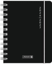 Cover von Schülerkalender Plain Black PP-Umschlag schwarz A6 2026/2027