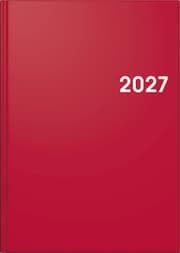 Cover von Tageskalender Modell 795, Balacron-Einband, rot 2027