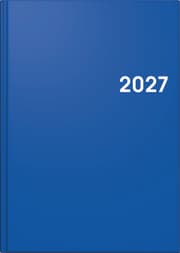 Cover von Tageskalender Modell 795, Balacron-Einband, blau 2027