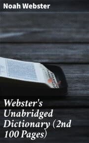 Cover von Webster's Unabridged Dictionary (2nd 100 Pages)