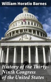 Cover von History of the Thirty-Ninth Congress of the United States