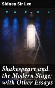Cover von Shakespeare and the Modern Stage; with Other Essays