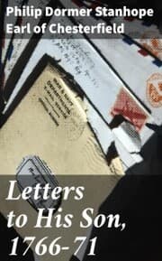 Cover von Letters to His Son, 1766-71