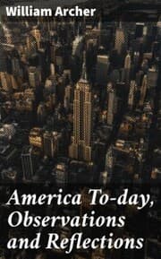 Cover von America To-day, Observations and Reflections