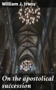 Cover von On the apostolical succession