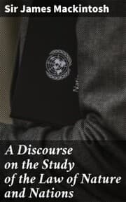 Cover von A Discourse on the Study of the Law of Nature and Nations