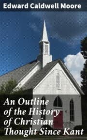 Cover von An Outline of the History of Christian Thought Since Kant
