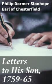 Cover von Letters to His Son, 1759-65