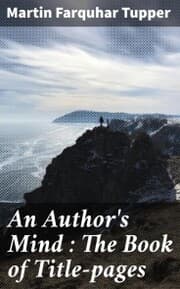 Cover von An Author's Mind : The Book of Title-pages