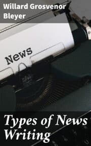 Cover von Types of News Writing