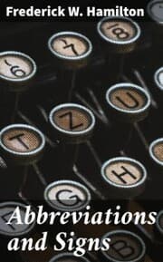 Cover von Abbreviations and Signs