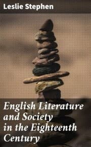 Cover von English Literature and Society in the Eighteenth Century