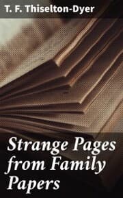 Cover von Strange Pages from Family Papers