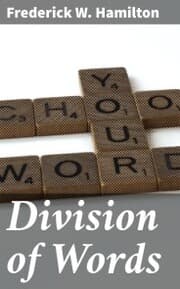 Cover von Division of Words