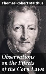 Cover von Observations on the Effects of the Corn Laws