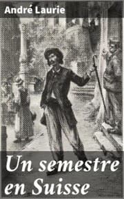 Cover von Un semestre en Suisse
