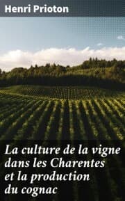 Cover von La culture de la vigne dans les Charentes et la production du cognac