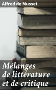 Cover von Mélanges de littérature et de critique