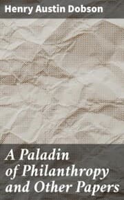 Cover von A Paladin of Philanthropy and Other Papers