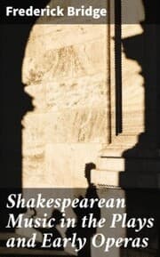 Cover von Shakespearean Music in the Plays and Early Operas