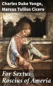 Cover von For Sextus Roscius of Ameria