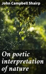 Cover von On poetic interpretation of nature
