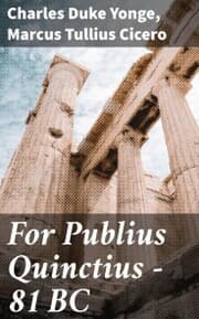 Cover von For Publius Quinctius - 81 BC