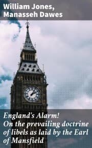 Cover von England's Alarm! On the prevailing doctrine of libels as laid by the Earl of Mansfield
