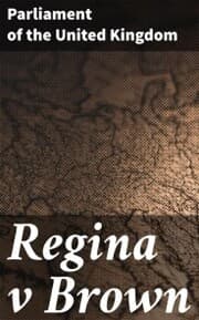 Cover von Regina v Brown
