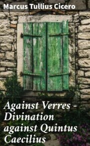Cover von Against Verres - Divination against Quintus Caecilius