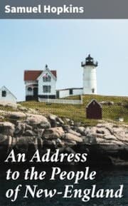 Cover von An Address to the People of New-England