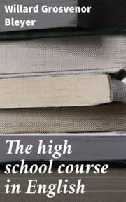 Cover von The high school course in English