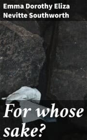 Cover von For whose sake?
