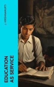 Cover von Education as Service